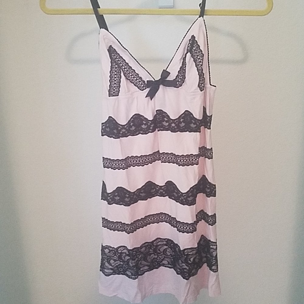 Sexy little things pink and black lace lingerie